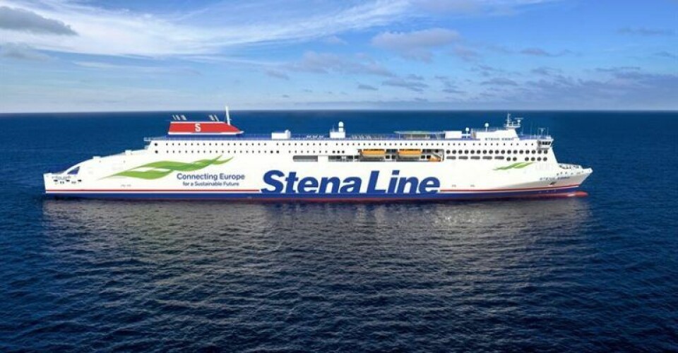 Velkommen til Stena Ebba, den nyeste tilføjelse til Stena Line's Baltic Sea E- Flexers. Foto: Stena Line