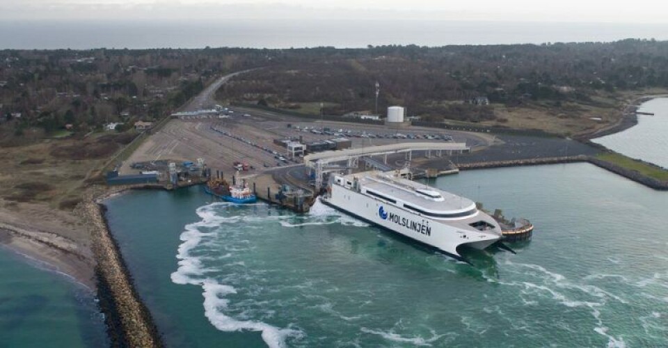 Havnen på Sjællands Odde. Arkivfoto: Molslinjen