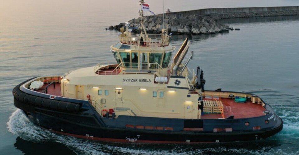 Slæbebåden Svitzer Embla. Arkivfoto: Robert Allan Ltd