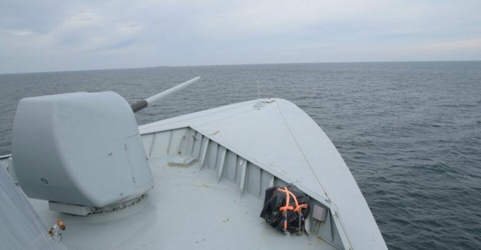 Fregatten Esbern Snare har tidligere været udsendt til Guineabugten. Arkivfoto: Esbern Snare / Forsvaret