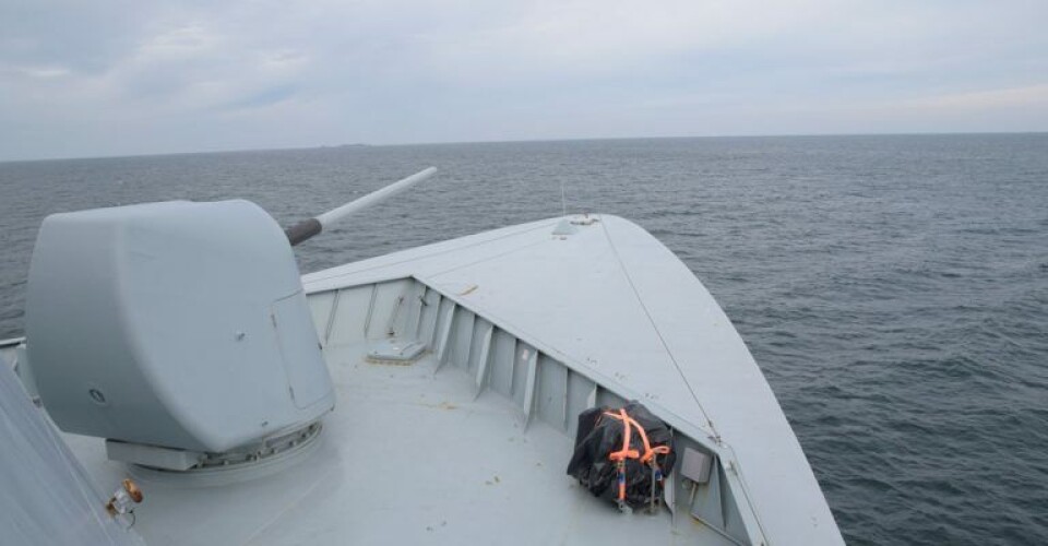 Fregatten Esbern Snare har tidligere været udsendt til Guineabugten. Arkivfoto: Esbern Snare / Forsvaret