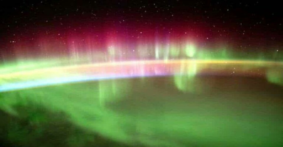 Aurora australis image taken from International Space Station (Photo Courtesy: NASA)