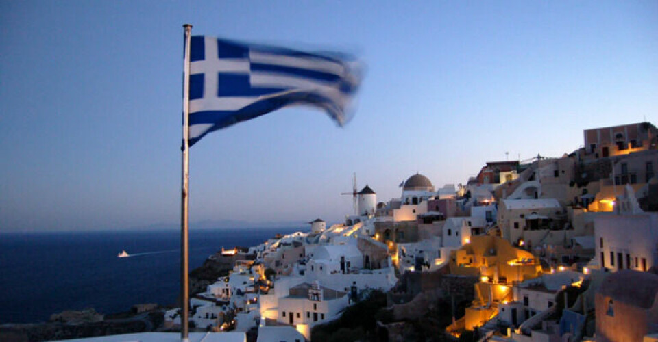 Græsk flag. Arkivfoto: Matt Artz / Unsplash