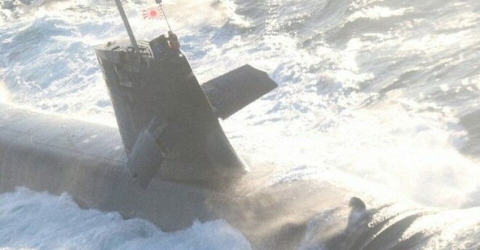 Ubåd kolliderer med fragtskib Arkivfoto: Den japanske kystvagt.
