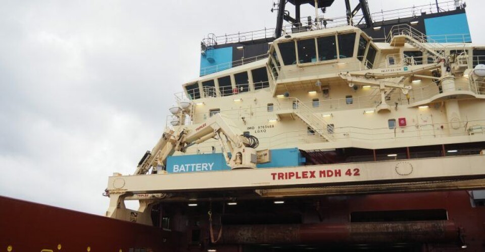 Maersk Minder i Bergen. Foto: Maersk Supply Service / Twitter