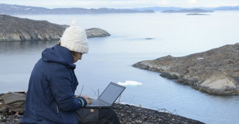 MMT-Teknologi skal styrke maritim sikkerhed i grønlandske farvande. Foto: Geodatastyrelsen