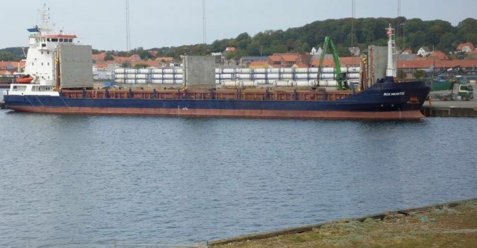 Rix Munte på havnen i Kalundborg. Foto: Kalundborg Havn