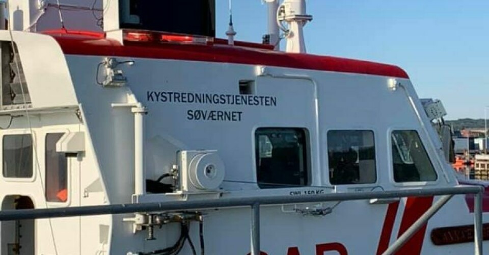 Kystredningstjenesten er blandt de tilstedeværende ved Åbent Hus. Foto: Flådestation Frederikshavn / Facebook