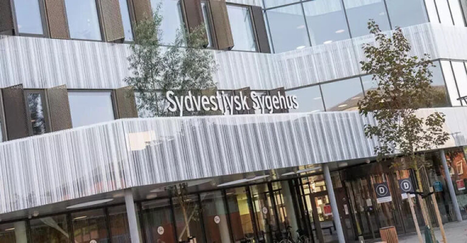 Sydvestjysk Sygehus. Foto: Søfartsstyrelsen