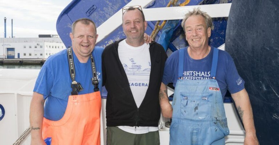 Stoltheden er til at tage at føle på! Her er de tre ejere, fra venstre: Thomas Kristiansen, Jens Christian Bang Andersen og Lars Mose. Stoltheden er til at tage at føle på! Her er de tre ejere, fra venstre: Thomas Kristiansen, Jens Christian Bang Andersen og Lars Mose.Foto: Bo Hellum / FF Skagen