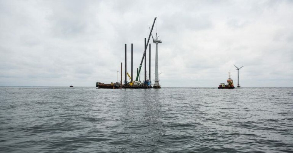 Ørsted har nedtaget én vindmøllepark, Vindeby havvindmøllepark. Foto Ørsted