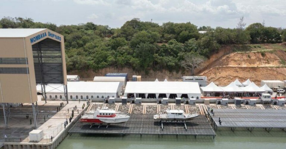 The shipyard at the Kenya Navy Mtongwe base in Mombasa. PHOTO | COURTESY The shipyard at the Kenya Navy Mtongwe base in Mombasa. PHOTO | COURTESY
