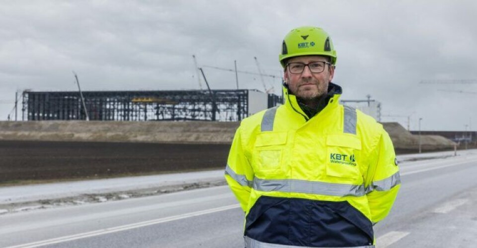 Projekt direktør i KBT, Andreas Hensen. Foto: KBT Waterproofing