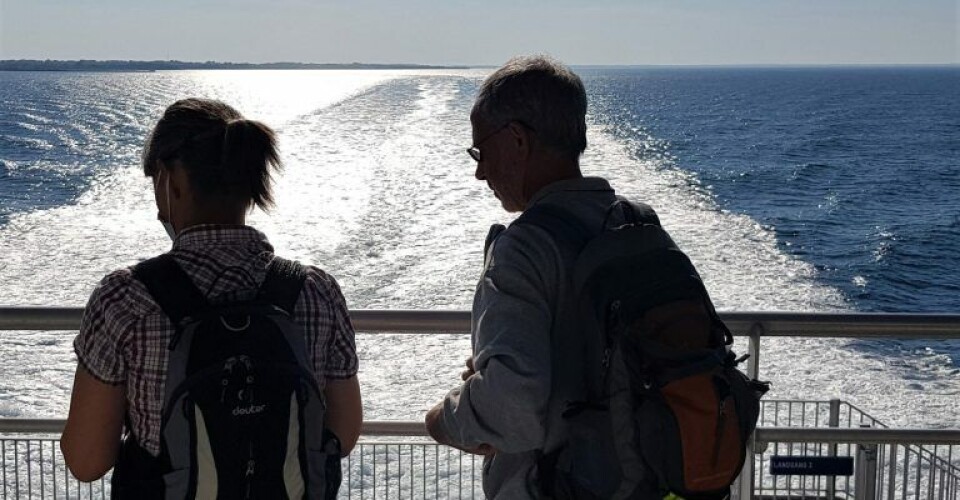 tourists on ship