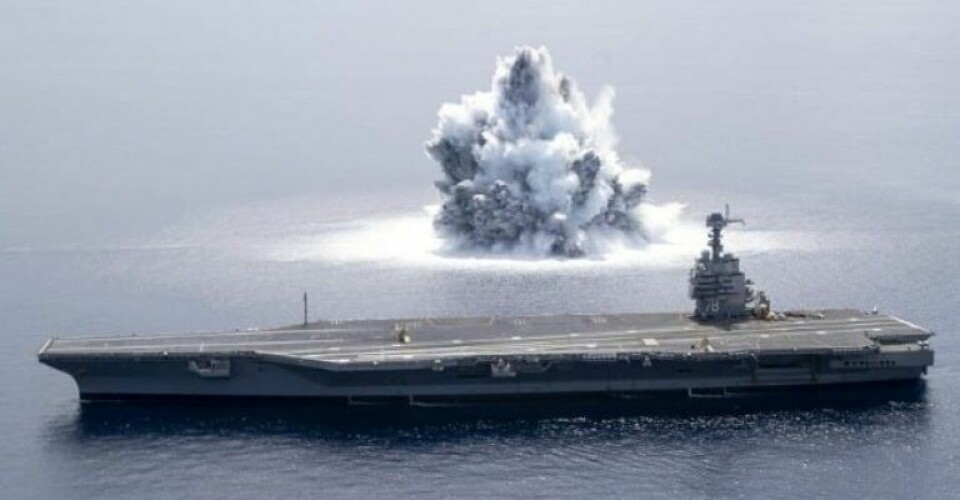 Trial by explosion. Image: US Navy