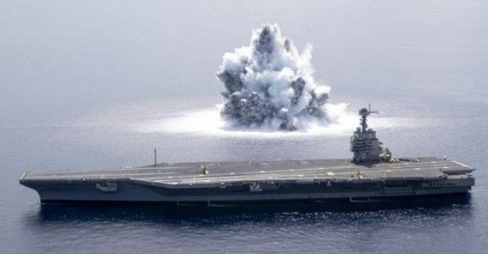 Trial by explosion. Image: US Navy