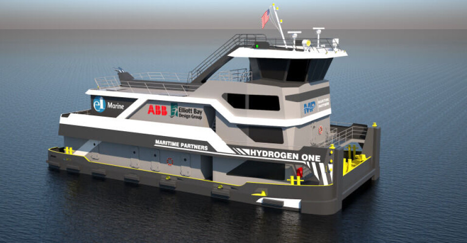 M/V Hydrogen- Illustration credit: Elliott Bay Design Group