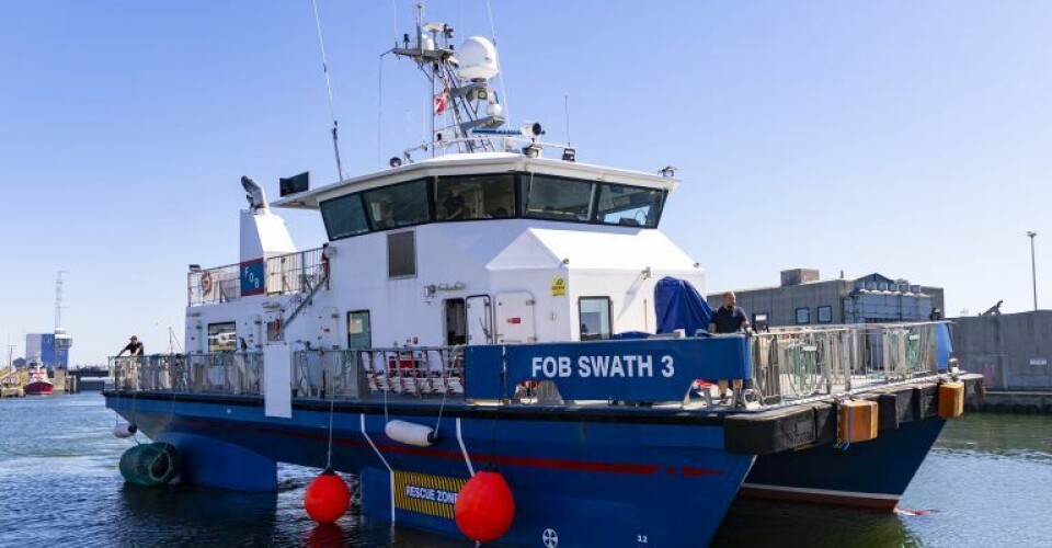 FOB SWATH 3. FOB SWATH 3. Foto: Hvide Sande Shipyard / LinkedIn