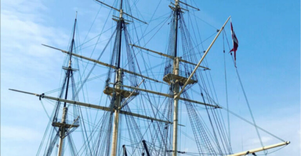 Fregatten Jylland. Arkivfoto
