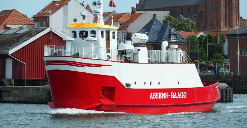 Assens-Baagøfærgen. Arkivfoto: Assens Kommune