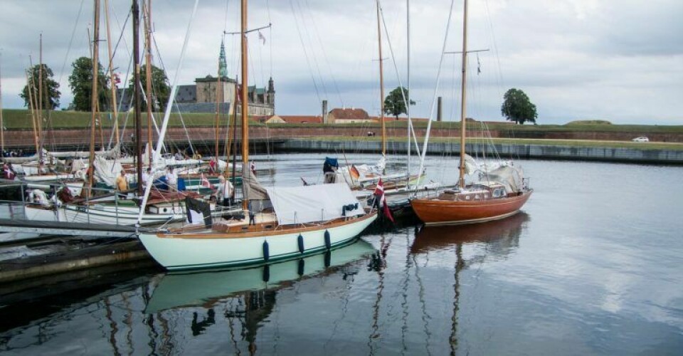 Lørdag den 12. august lægger skibene fra Danmarks største kapsejlads for klassiske træskibe, Øresund på Langs, igen til kaj i Helsingør. Foto: Henrik Hansen
