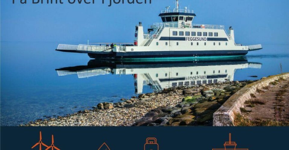 Der er stort potentiale i at sejle på brint Foto: Danske Maritime.