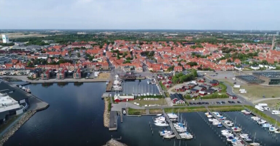 Ringkøbing Havn. Screenshot: YouTube