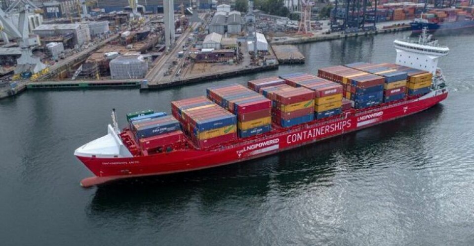 Containerships. Foto: Aarhus Havn / LinkedIn