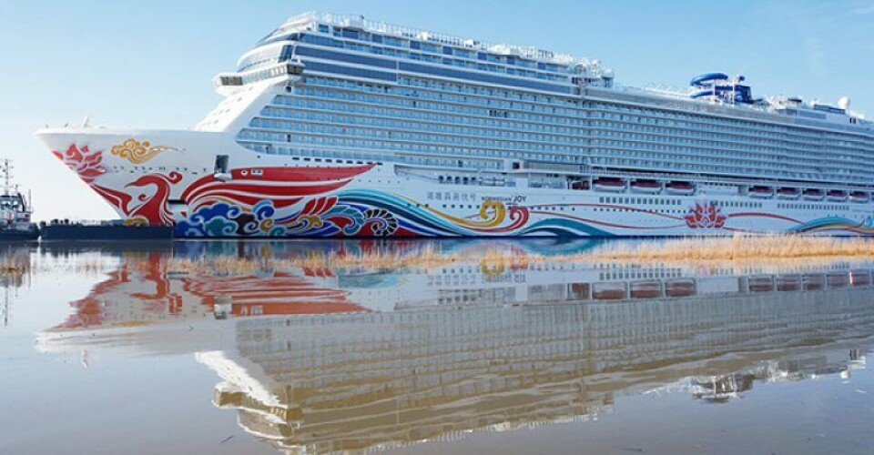 Norwegian Cruise Line-skibet Norwegian Joy. Foto: Meyer Werft