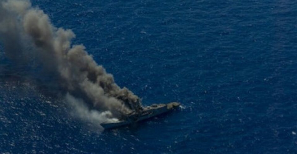 Live-firing exercise in the Pacific.