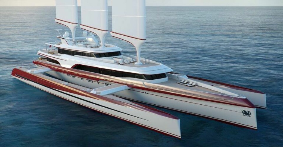 Trimaran Luxury Superyacht