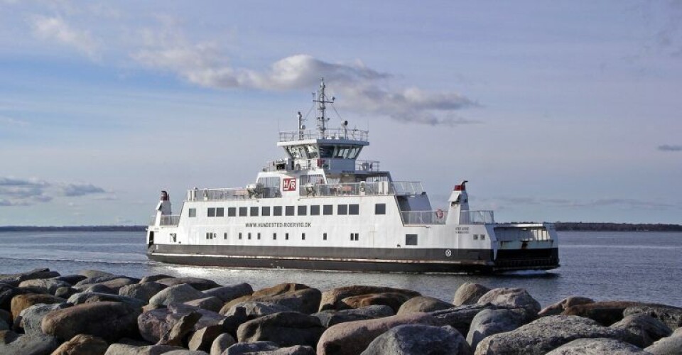 Færgen ’Isefjord’. Foto: Hundested-Rørvig