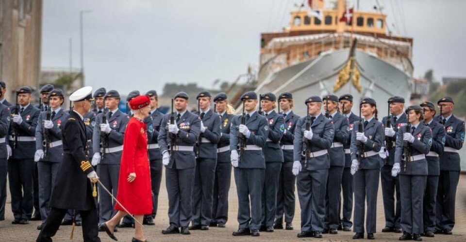 Hendes Majestæt Dronningens 50-års regeringsjubilæum. Foto: Forsvaret