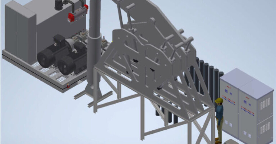 Danskere står bag verdens største testfacilitet til bølgekraft Foto: Floating Power Plant