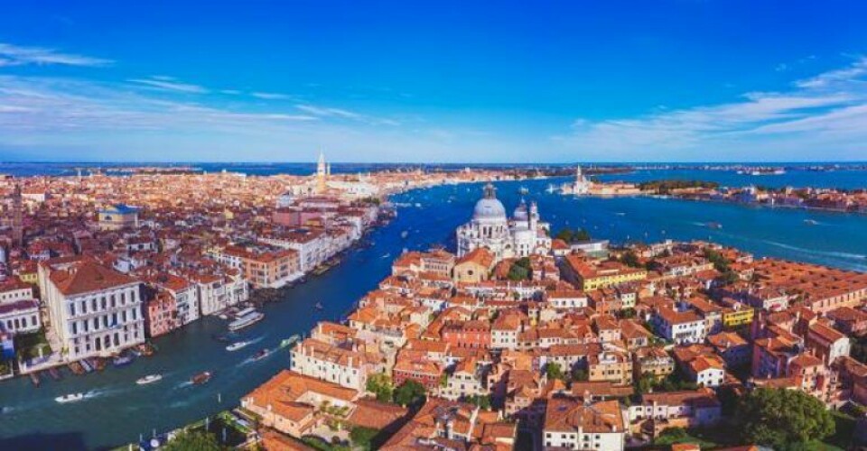 Aerial view of Venice, Italy. (photo via pawel.gaul / E+)