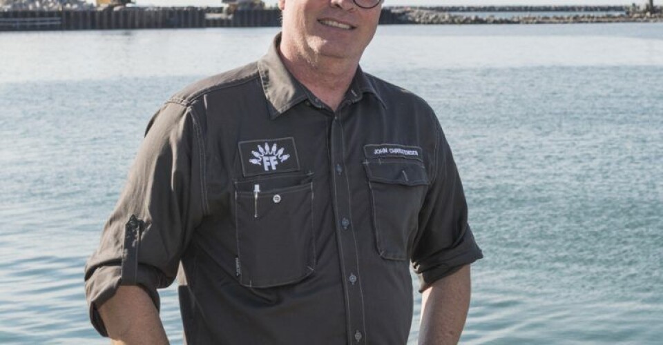 ”Det er tobis og brisling, der har båret os godt igennem de sidste fire-fem måneder. Samtidig har der været godt med sildeafskær fra Scandic Pelagic. At det er gået så godt, det er bare dejligt,” siger Fish Supply Director i FF Skagen, John B. Christensen. ”Det er tobis og brisling, der har båret os godt igennem de sidste fire-fem måneder. Samtidig har der været godt med sildeafskær fra Scandic Pelagic. At det er gået så godt, det er bare dejligt,” siger Fish Supply Director i FF Skagen, John B. Christensen.Foto: Bo Hellum / FF Skagen