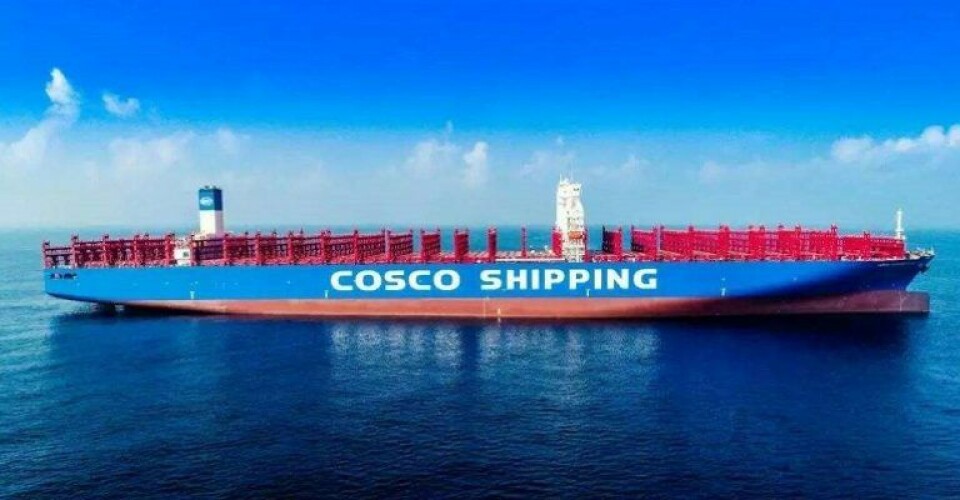 Arkivfoto: Cosco Shipping Lines