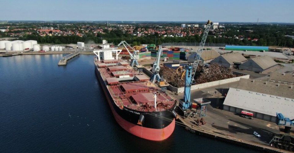 CSSC Cape Town i Fredericia Havn. Foto: ADP A/S / LinkedIn