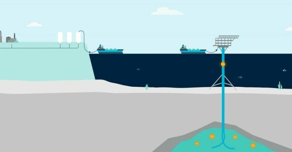 Greensand-projektet. Illustration: Blue Water Shipping