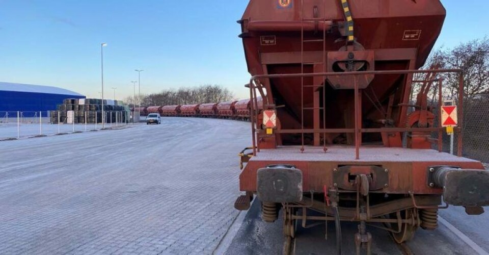 Nu kan Port of Aalborgs nye jernbaneterminal tages i brug Foto: Port of Aalborg.