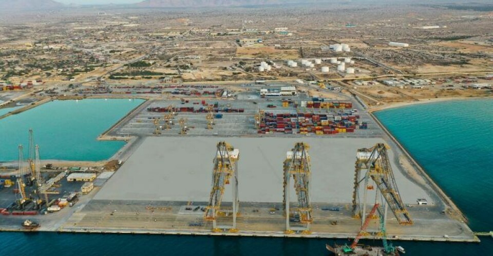 DP Worlds containerterminal på Berbera Port. Arkivfoto: DP World
