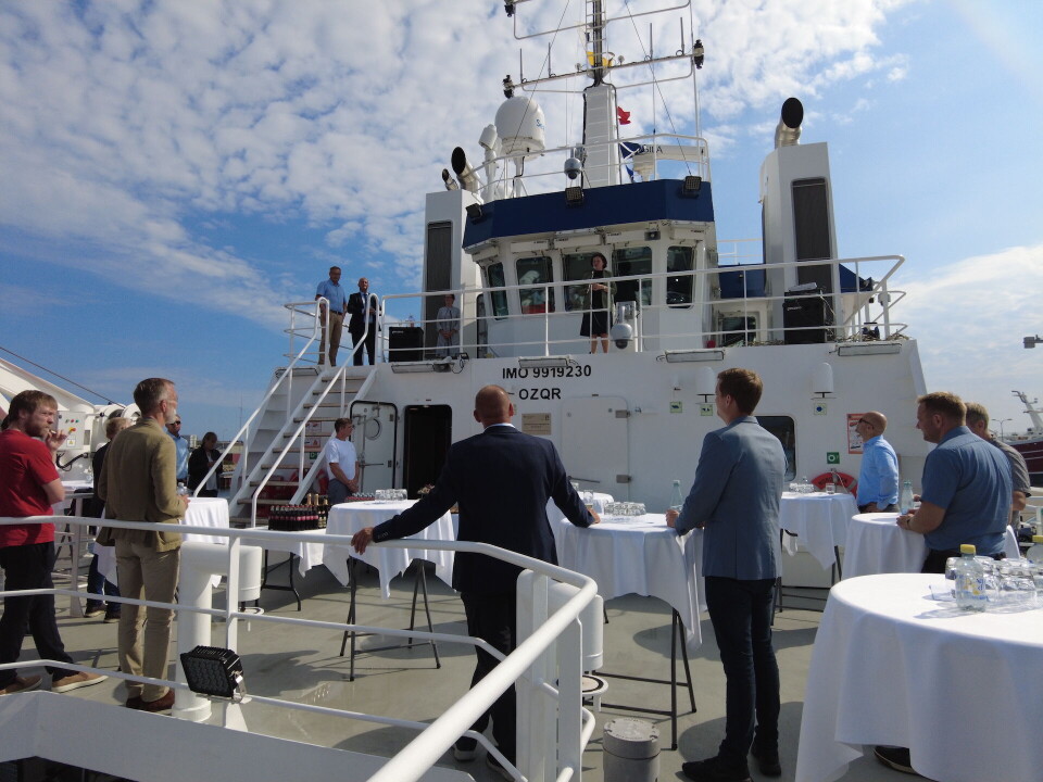 Smukke billeder – Danmarks nye fiskerikontrolskib blev navngivet