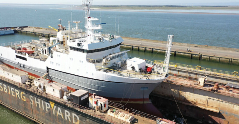 Skibet-Munin-Explorer-under-et-tidligere-besoeg-paa-det-vestjyske-vaerft.-Foto-Esbjerg-Shipyard-768x408-1