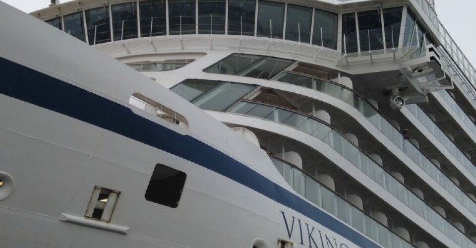 Viking Jupiter på besøg i Aalborg Havn. Arkivfoto: Stefan Holmager Larsen