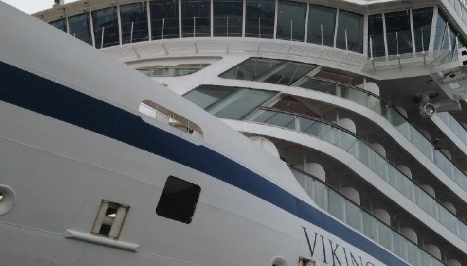 Viking Jupiter på besøg i Aalborg Havn.