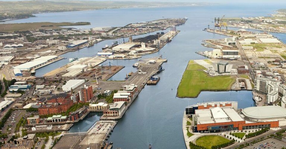 Image: Belfast Harbour.