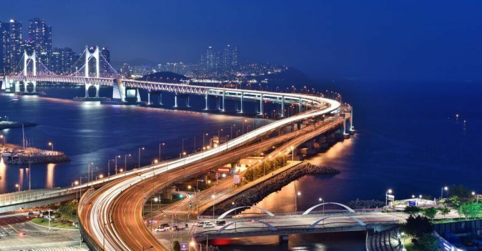 Gwangan Bridge Busan South Korea