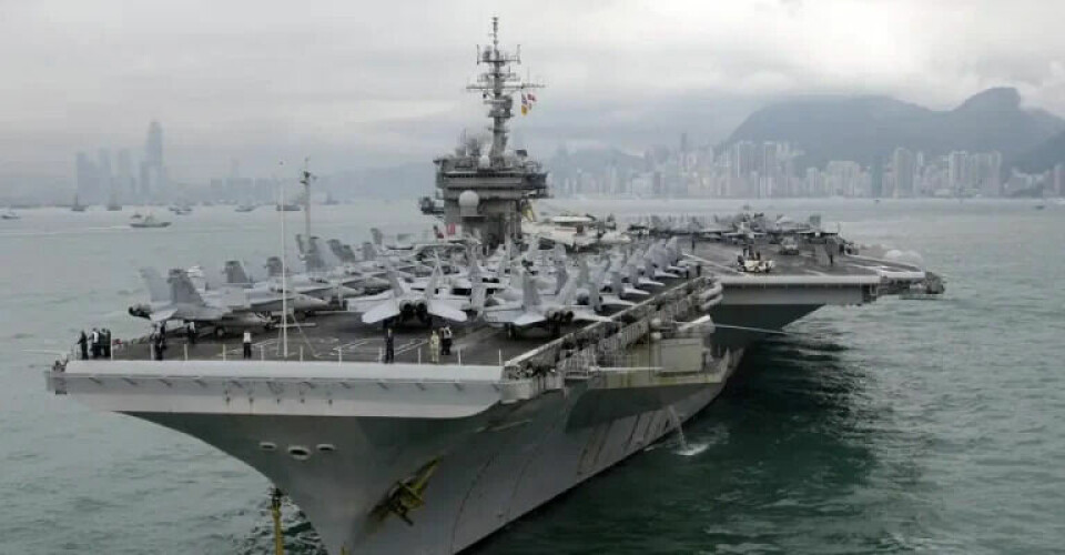 Photo: US Navy - USS Kitty Hawk one year before it was decommissioned