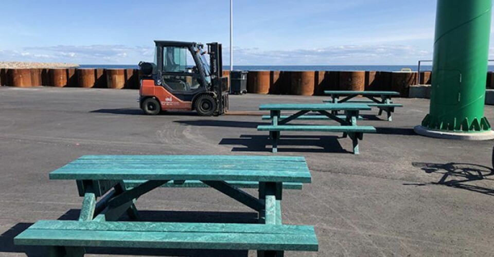 Gamle fisketrawl hjælper til CO2-reduktion i Skagen. Foto: Skagen Havn
