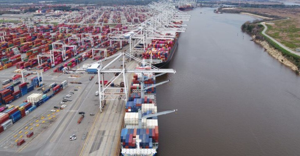 Port of Savannah, Ga. (Source: GPA).